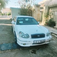 سوناتا وفود 2002 سياره صبغ جماليه ظرر امريكا فقط جاملغ خلفي بدون دواخل...