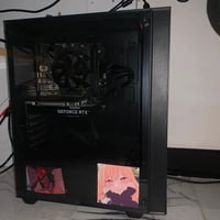 pc للبيع i5 12400f 3050 6g pny 8g ddr4 lexar 3200 H610m asrock  Psu 55...