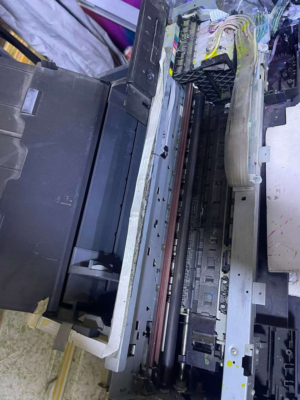 طابعة L1800 dtf a3 للبيع
بيها مشكلة الفاكيوم مالتها مسدود 
الهيد جديد صار اله شهرين مابي اي مشكلة
سعرها 500 الف و بيها مجال بسيط 
متواجد واتس *********** 
عنواني بغداد الشعب حي سومر شارع المدارس
