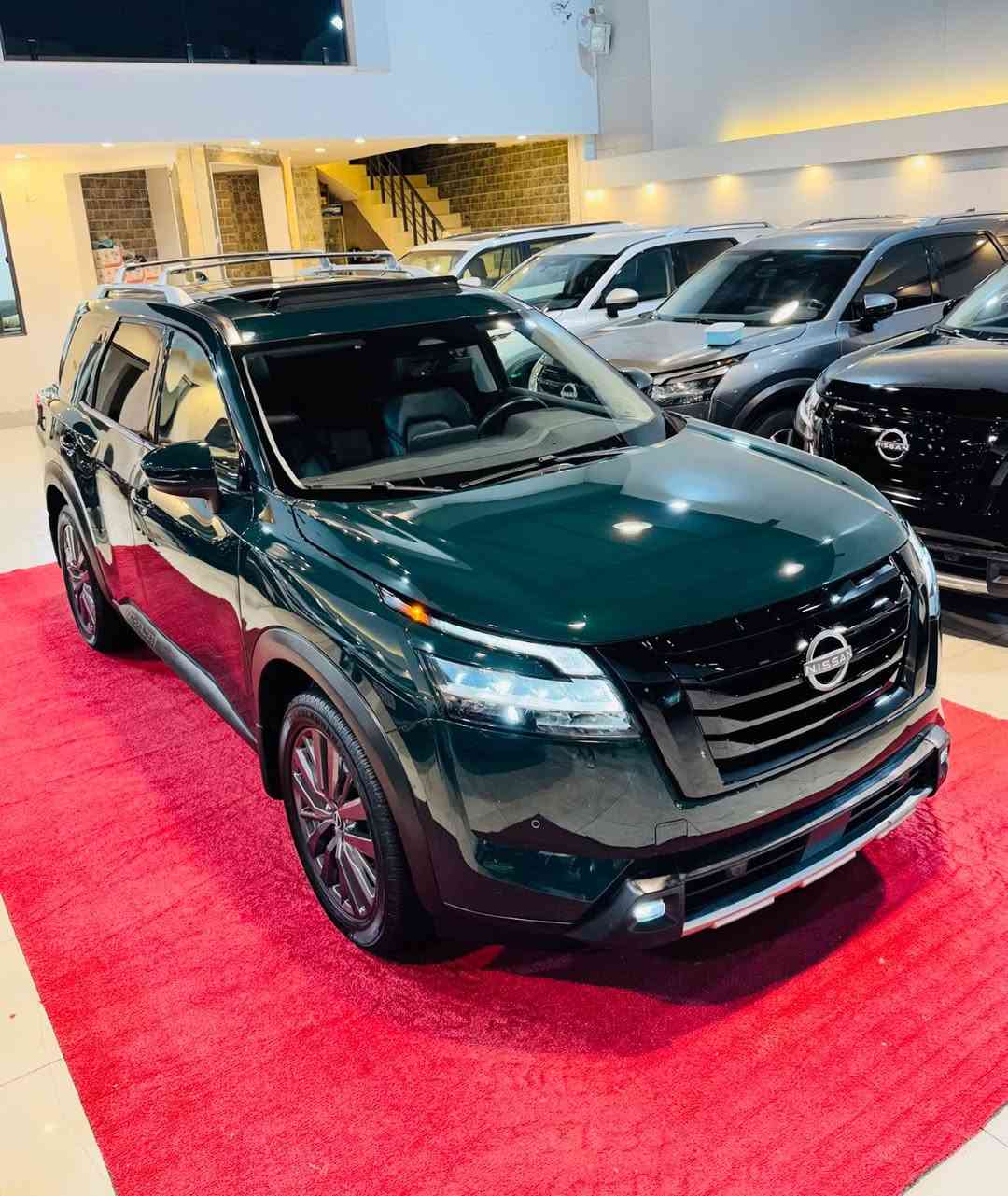 NISSAN PATHFINDER 2024 SL PLUS 

(كاتي)
تترقم شمالي(اربيل،سليمانيه،دهوك)

🚨🚨
السعر علق الرقم (8) 🔰 💵💲تابع الصفحة ✅
اللون: زيتوني مميز 🫒

الموديل :2024

نوع المحرك : 6 سلندر (3.5L) 

عداد المسافه:41 الف مايل 

الضرر: كما موضح بالصورة.  + رقم الشاصي مرفقه في المنشور

المواصفات: 

سقف بانوراما 
ستيرن تدفئه
خمس كاميرات (360)
بصمه تشغيل
بصمة اربع ابواب
تشغيل عن بعد 
كشنات VIP 
كشنات تدفئة 
ستيرن تدفئة 
كشنات كهرباء
رادار امامي
رادارات جانبيه
رادار خلفي
حساس خلفي
شاشه كبيرة
مانع انزلاق
كروز سرعه
هاند بريك بصمه
اوتو هولد
نظام ايكو نورمال سبورت
صندوق كهرباء
7 راكب

العنوان : كركوك حي الخضراء شارع المعارض 

معرض هشام الحمداني لتجارة السيارات 

للأتصال والأستفسار☎️☎️

***********
***********
***********
