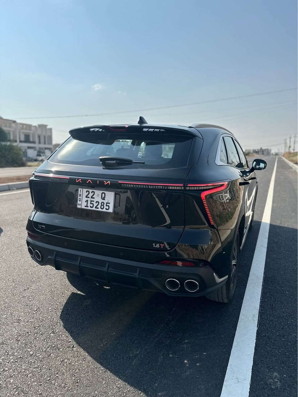 کوردی:

Kaiyi X7
کای ئێکس ٧
مۆدێل: ٢٠٢٤
ڕەنگ: ڕەش
ڕەنگی ناوەوە: ڕەش
بارودۆخ: کلین تایتل (بەس بۆنیتەکەی تەرزەی هەیە)
مەکینە: ١.٦ تۆربۆی مەرغوبە
ماوەی ڕۆشتوو: ٢٣٠٠٠ کیلۆمەتر
سەیارەکە بە ناوی خۆمە و هەزە و سەنەوی نوێیە.
نرخ: ١٦٥ گەڵا هەموو شتێکی بەشەرت و مەجالێکی کەمی تێدایە.
رەقەم: ***********

عربی:
Kaiyi X7
کای ئیکس ٧
مودیل:٢٠٢٤
لون سیارة: اسود
لون داخل سیارة: اسود
صبغ: سیارة کلین تایتل مابیها ای صبغ
مکینە: ١.٦ توربو مکینە مرغوب
ماشیە ٢٣ الف کیلومتر
سیارە رقم اربیل هزە و سنوی جدید، سیارة کل بشرط.
سعر: ١٦٥ ورق وبیە مجال بسیط
رقم: *********** أربيل, العراق
