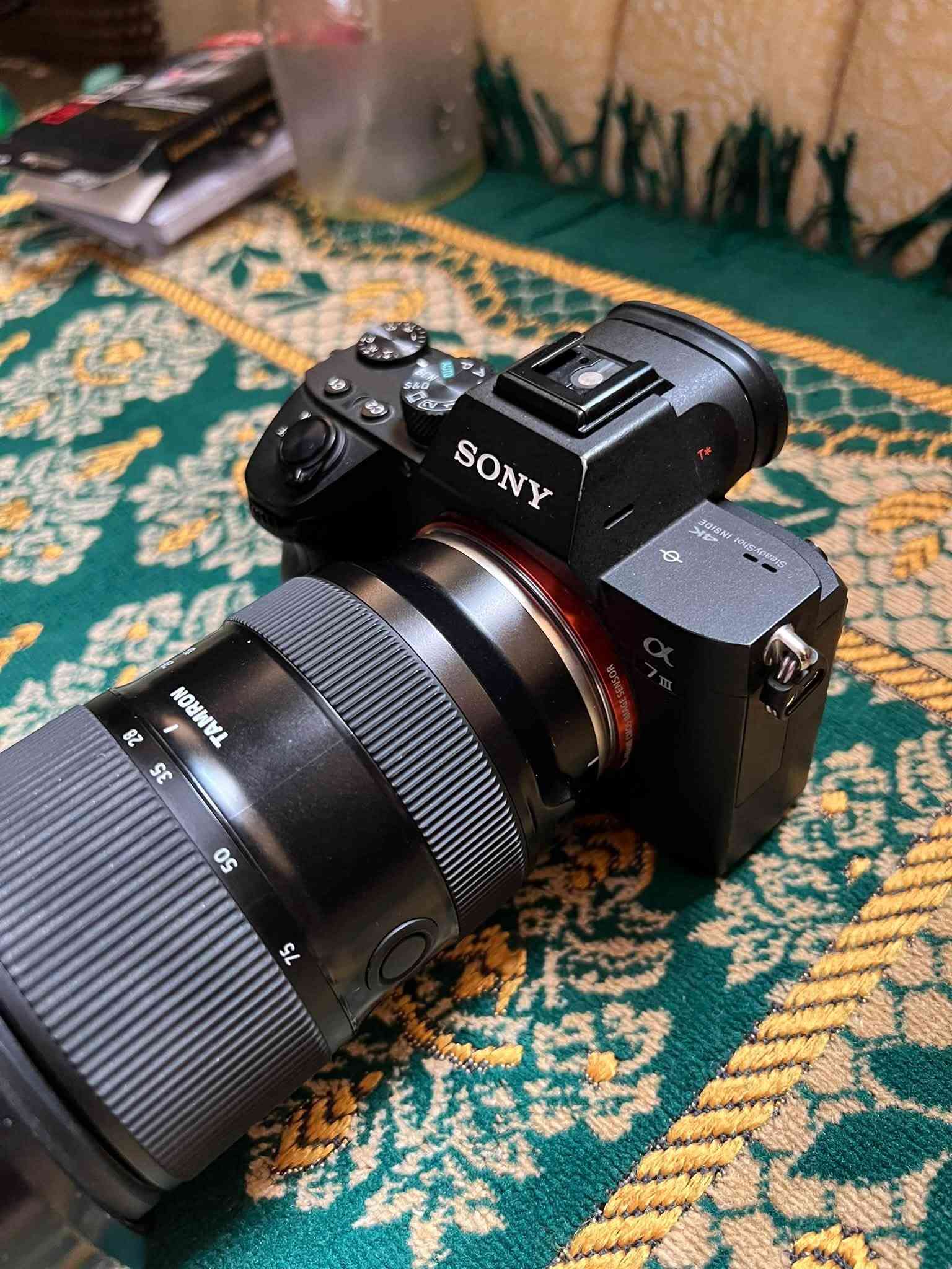 كاميرا سوني a7iii محدثة آخر تحديث نظيفة جداً مع عدسة تامرون 28-75 فتحه 2.8 جيل الثالث محدثة آخر تحديث والشتر موضح بالصوره بسعر مناسب للاستفسار خاص او واتساب ***********

نص مكتوب في الصور:
- AMERA SHUTTER COU
- Find out how many shots your Digital SLR ho
- RESULTS
- Shutter count
- 68759
- SONY ILCE-7M3
- Current value on eBay
- s an eBay Partner, this site may be compensated if you make a purchase using the above lin
- نشر X
- إذا كان هذا مفيدًا وكنت تحب الكاميرات، فاطلع على تطبيق سطح المكتب الجديد!