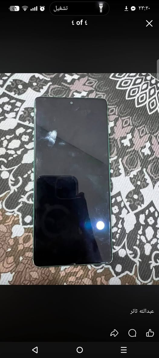 جهاز انفنكس نوت 50
ذكره 256
العشوائي 12
فقط بياا كسر ب ضهر و وقليل كلش ب شاشه فطرة قليل
وشغال مابي شي
90فريم بوبجي
سعرة 200قفل
*********** متواجد تصال و وتساب
