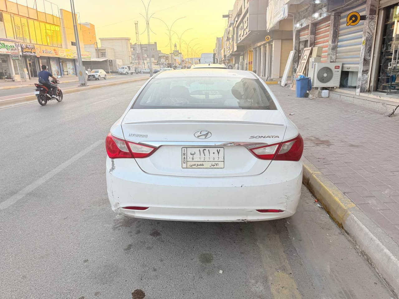 سوناتا خليجي 2010 رقم انبار  ماشيه 300.000
بيه ضرر الباب الخلفي فقط مصبوغ وبيه ملاحظات بسيطه سعر 93 بيه مجال 
اتصال ‭***********‬ المدائن, بابل
