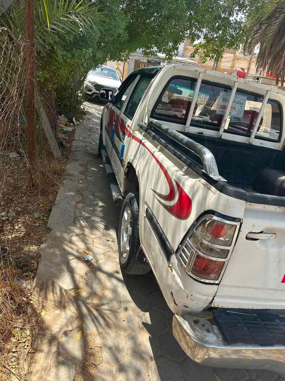 سلام عليكم بيكم فتون مكفول من الضربه والصبغ فتون كير محرك حداديه مكفول شرط الفحص دبل قماره جاهزه وما ناقصه شي تبريد ما يشتغل 
مكانه مجف تليفون ***********
