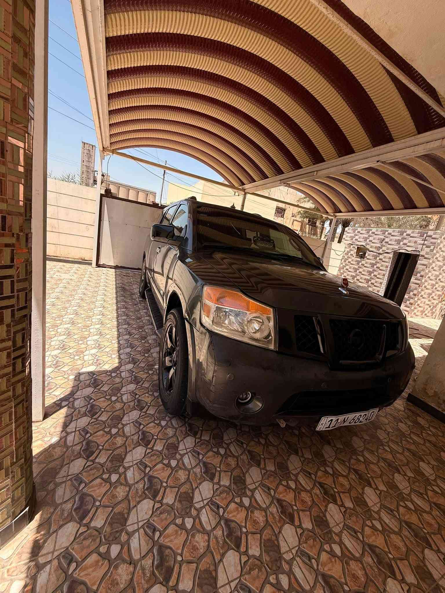 نيسان ارمادا موديل 2008 فول مواصفات LE جنطة شفط مرايات كشنات كهرباء منظومة غاز بيها محرك وكير جديد والكير هستوني شادة  تخم تاير جديد      منضومة زنون بصمة تشغيل عن بعد  رقم بغداد أنكليزي باسمي تحويل ثاني يوم باقي المواصفات معروفة للبيع او المراوس باجيرو 120 ***********
