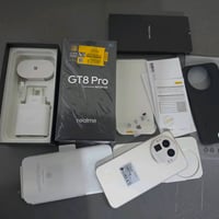 ريلمي gt 8 pro  ذاكرة 512 رام 16 ضمان وكالة MB استخدام اسبوع فقط شرط ن...