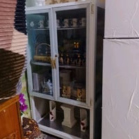 ميز المنيوم معه القواطع طوله مترين وعرضه  متر  المكان الشطر قفل 120