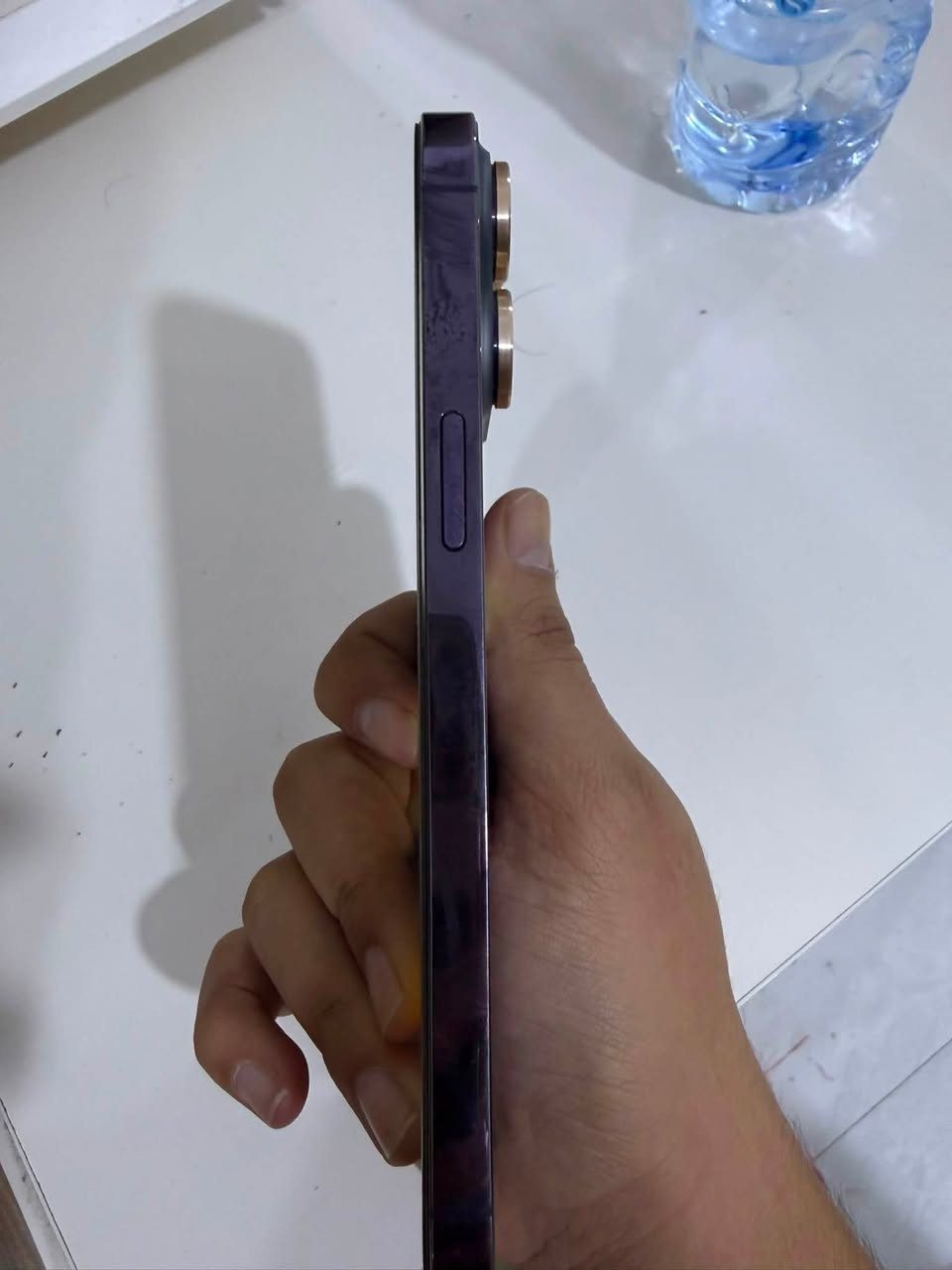 سلام عليكم
آيفون ١٤ برو ماكس شرق اوسط ذاكره ٢٥٦ نموذج m بطاريه ٨٣ 
مبدل فقط شاشه اصليه 

نظافه ١٠٠ بالميه.  السعر ٧٠٠ 

عنواني كربلاء طويريج 

***********

