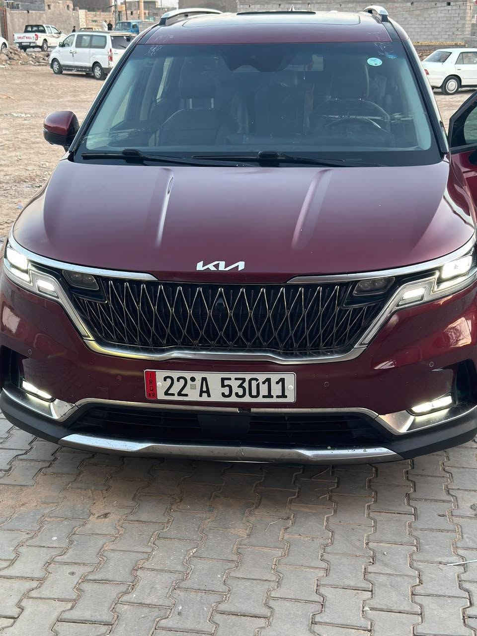 KN2024كرنفالSXبرستيج
مديل 24 
لون كرزي 
المواصفات فول 1/1
كاميرات 5
كشنات تدفئه تبريد 
تبريد 3قطع 
كشنات جلد كهرباء 
حساس امامي خلفي 
جنطه شفط كهرباء 
ابواب 4بصمه 
بصمه تشغيل عن بعد 
فول رادارات
ويل 19كروم 
استرين تدفئه 
شحن لاسلكي 
سقف اسلايت 
دخول جديد مرقم أربيل اجره 
غير مستخدمه داخل البلد 
السعر 260
تبديل قطعتين اصليات بدون دواخل لاشاصي ولا فخذه شرط 
مكان السياره السماوه 
***********
***********واتساب
