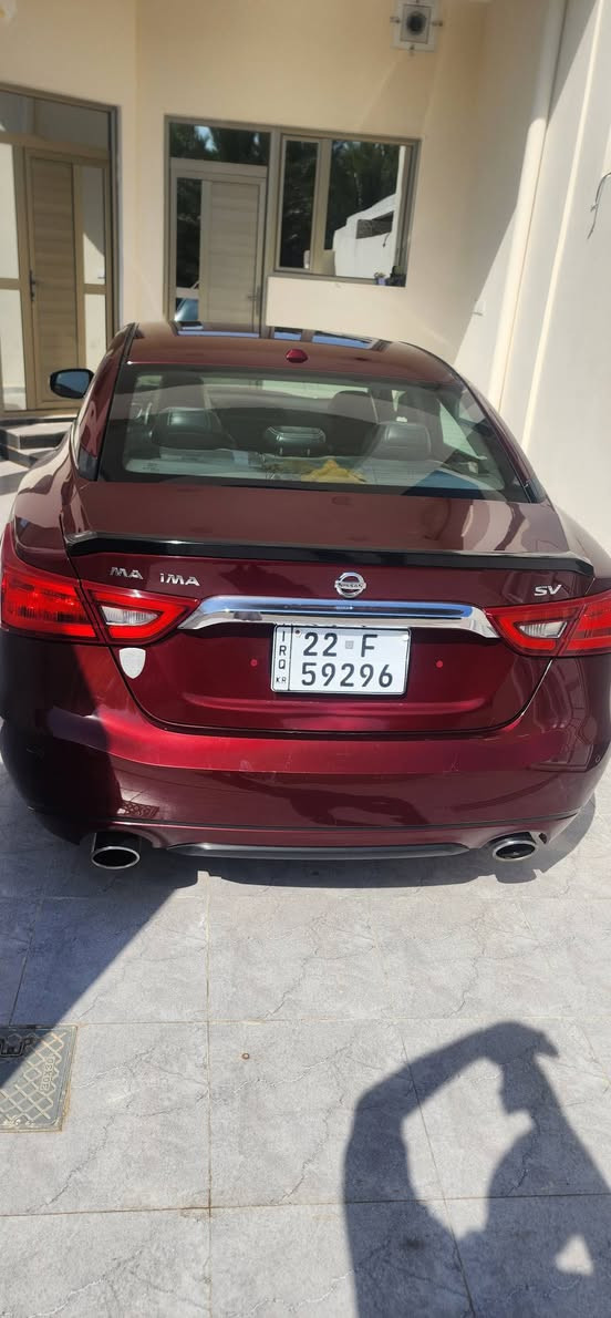 NISSAN MAXIMA 2017 SV
V6 3500
بدون صبغ و بدون ايرباك بس طخات بارد بسيطه 
شاشة 
كاميرا خلفيه
بصمات ابواب عدد ٢
بصمة صندوق
كراسي كهرباء
كراسي الاماميه تدفئة
ماوس شاشة
حساسات ضغط الاطار
٦ ايرباك
الزجاج الامامي دبل جام
وضعية سبورت
حساسات امامي خلفيه ( غير شغاله)
دهن الكير مبدله مرتين ع ايدي
ماي راديتر جديد اصلي 
للبيع فقط 
السعر ١٢٠
***********٠
