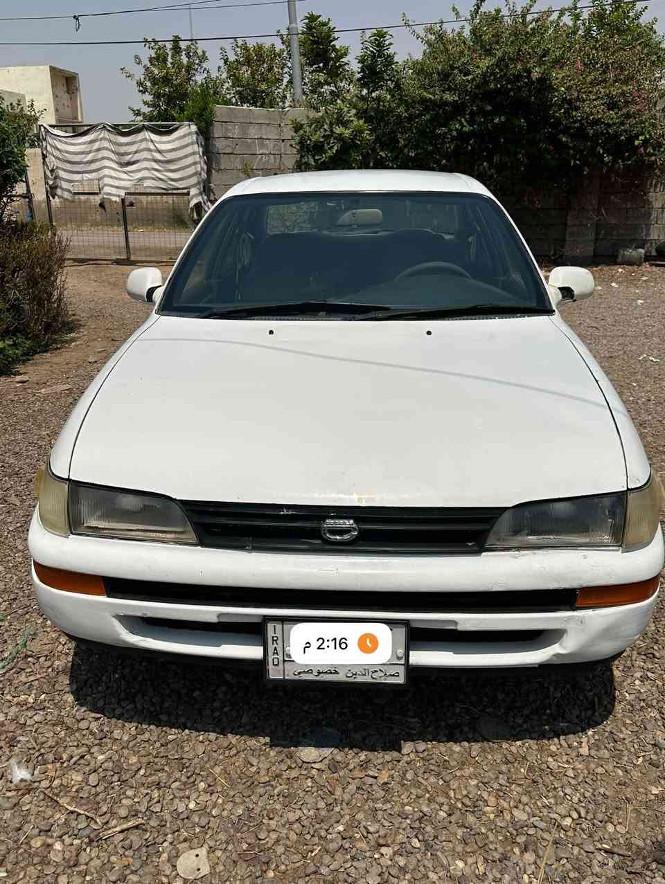 للبيع كورلا موديل 1993
مكينه    ١٦٠٠

دشبول نضيف 

وبطائن وداخل  مدوشمةً جديد 

جام كهربائي

مشط بل كارتون 

حداديه اماميه وخلفيه جديده 

كهربائيات كله شغاله 

تخم تاير جديد 

بطارية جديدة 

راديتر جديد 

مجموعة التبريد كلها  كاملة شغالة وبواري جدد ما عدا الفريز بي ليك 

رقم صلاح الدين سنويه ٢٠٢٨ شهر ال٩ 

  السيارة حلوه وكاعدةً ونضيفةً كلش 
بيهةً 2 قطع صبغ 

السعر  ٥٥

‭***********‬

العنوان صلاح الدين / الضلوعية. 

‭***********‬
