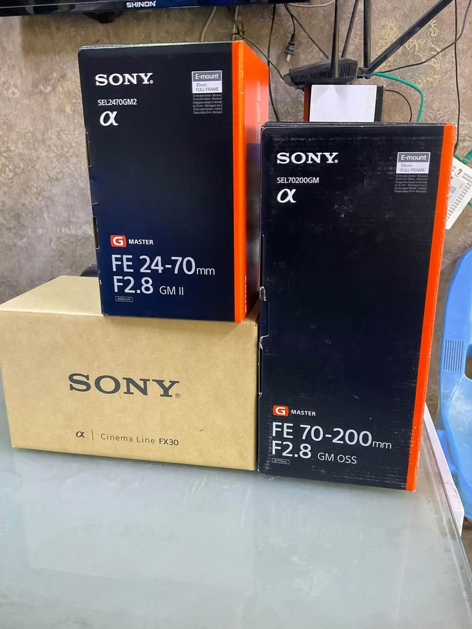 سوني FX30 • 24-70 جي ماستر • 70-200 جي ماستر