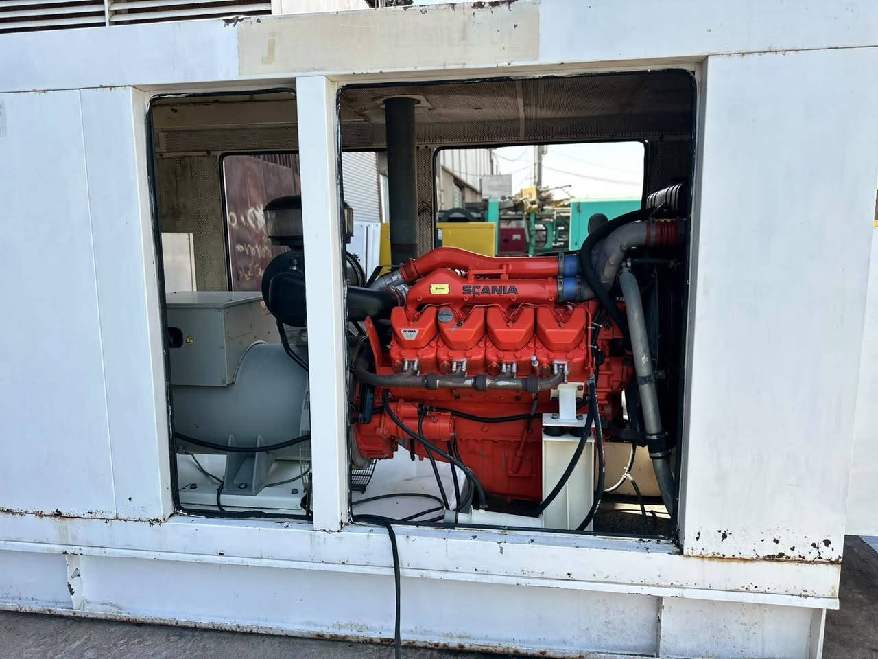 اسكانيه(SCANIA) ✅ ️8 سلندر ✅️ 500 KVA ✅️ألف ساعات مشتغل 1000 ✅️
☎️کورك فايبر واتساب ***********☎️
☎️اسیاسیل:Asiacell:***********
متوفر الجمیع المولدات 
(ڤالڤو🇸🇪 بیرکنز🇬🇧 کمینز🇺🇲 دوسان🇰🇷 افیکو🇮🇹 دویس🇩🇪 مرسیدز🇩🇪 کاتلبیلر🇺🇲)
