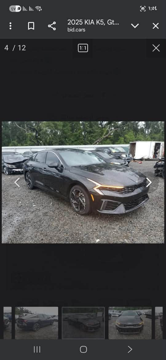 🚘 KIA K5 GT-Line 2025 بۆ فرۆشتن
▪️ مۆدێل: 2025
▪️ جۆر: GT-Line
▪️ ڕەنگ: ڕەش 🖤
▪️ ڕۆیشتن: تەنها 2,000 میل
▪️ ئۆتۆمبێلەکە زۆر پاک و بە دۆخێکی نایابە.

زانیاریی زیان و چاککردنەوە:
▪️ تەنها 2 دەرگا گۆڕدراون بە پارچەی بڵادی
▪️ دۆسە ڕەنگکراوە
▪️ نیوەی چاملغى پێشەوە بۆياغه
▪️ لە Airbag تەنها پەردە ى لاى سايةق (Curtain Airbag) بووە

💵 نرخ: 186 وەرەقة

📩 بۆ زانیاری زیاتر و بینینی ئۆتۆمبێلەکە، پەیوەندی بکەن.
***********

ــــــــــــــــــــــــــــــــــ

🚘 للبيع KIA K5 GT-Line 2025

▪️ الموديل: 2025
▪️ الفئة: GT-Line
▪️ اللون: أسود 🖤
▪️ المسافة المقطوعة: فقط 2,000 ميل
▪️ السيارة نظيفة جداً وبحالة مميزة.

تفاصيل الضرر والتصليح بكل وضوح:
▪️ فقط بابان مبدلان بلادي
▪️ الدوسة صبغ
▪️ نصف الجاملغ الأمامي صبغ
▪️ الإيرباغ المتأثر فقط الستارة جهة السائق (Curtain Airbag)

💵 السعر: 186 ورقة
للتواصل :
***********
