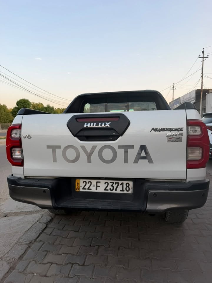 هايلوكس ادفنجر 2023 جديدة جداً مكفولة كفالة عامة ماشية43 الف رقم اربيل الجديد السعر 370$ و بيها مجال قليل للاستفسار ***********
