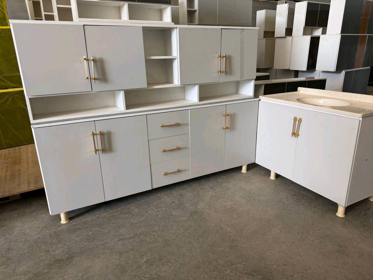 كاونتر MDF • مرمر • مترين