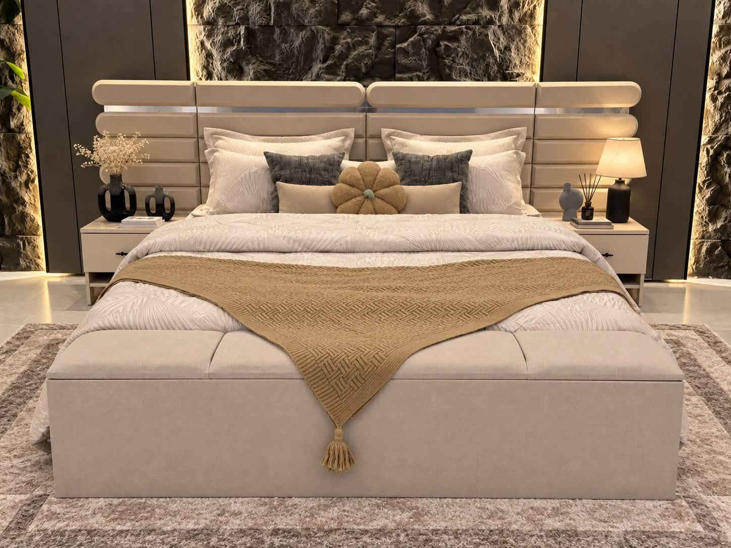 كايا • سرير ٢٠٠×١٨٠ • ميز تواليت