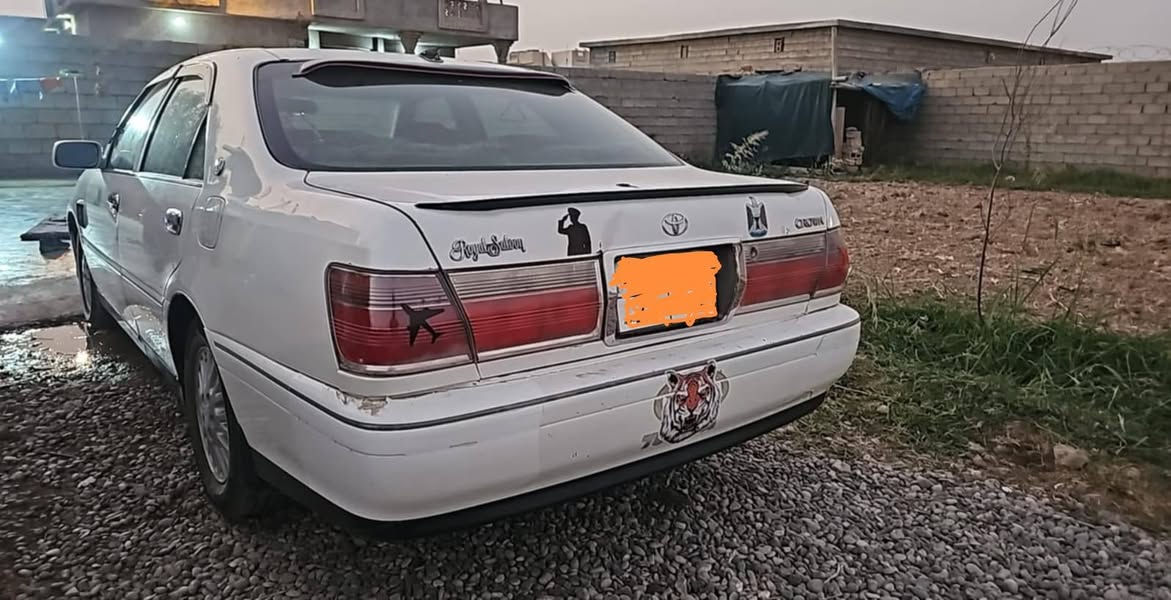 يوجد سياره  ملكه كراون  ادوات  موديل 2002 محرك ففتي محرك كير شرط
موتمه طبق الاأصل حته بطاقه بانزين بيها
صدر تايرات تبريد تدفئه كهربائيات كها شرط سياره ع ايد شخص مجنبزه وجاهزه ع حسب الاصول تراك وين متريد 

السعر 30 وبيه مجال قليل  للشراي وفلوسو نقد
 والبيع نقد بدون وعده بدون قسط بدون مراوس 
الي يرغب بالشراء *********** او يدخل خاص 

مكان السياره كركوك قضاء الحويجه
