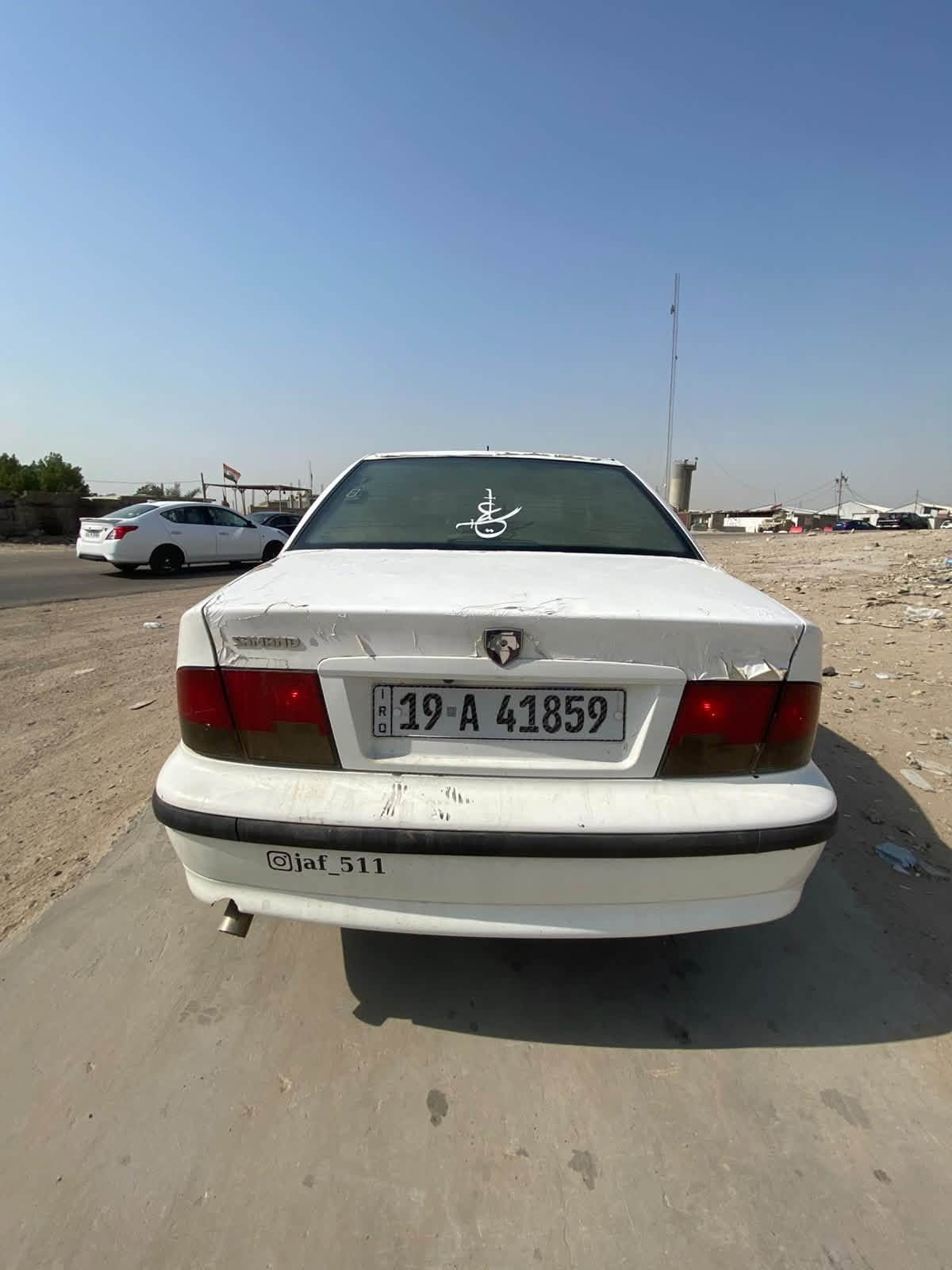 السلام عليكم

سمند 2010 بل سنويه مواصفات11 

السياره خير من الله شوفت عينكم 

دوشمه عامه ☑️ 

صدر امامي خلفي ☑️ 

كهربائيات كلهه شغاله ☑️ 

بيهه جاملغ امامي مبدل وبنيد معمر ☑️ 

رقم انكليزي كربلاء ☑️ 

تخم تاير جديد ☑️ 

دركه كراون اصلي ☑️ 

هورن بوش اصلي ☑️ 

شاشه تخم سماعات  ☑️ 

ملاحضه مكينه السياره بيه تنقيص شي قليل التبريد كلج لطش فقط 

السعر35 وبيهه مجال حك الجيه للشراي 

العنون بغداد الدوره 

للاستفسار***********

نص مكتوب في الصور:
- jaf_511