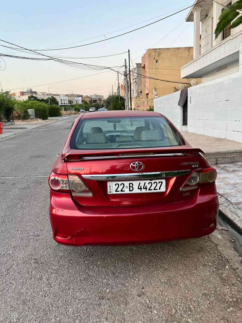 كورلا موديل 2008 خليجي
1Zz-1800 محرك
كير محرك جديد قبل شهرين شاده لا تنقيص ولا تبخير تبريد خير من اللّٰه
رقم اربيل شبه مميز بأسمي سنويه و هزه جديد لل2031
تحويل ثاني يوم
تكم و لغود و شواصي و قماره و حوض و دواخل كلها كفاله
السعر : 85 وبيها مجال 
مكاني بغداد
الشراي يتصل / ***********
