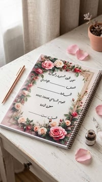 دفتر خطة سنوية • ٢٠٠ صفحة • تجليد سبايرول