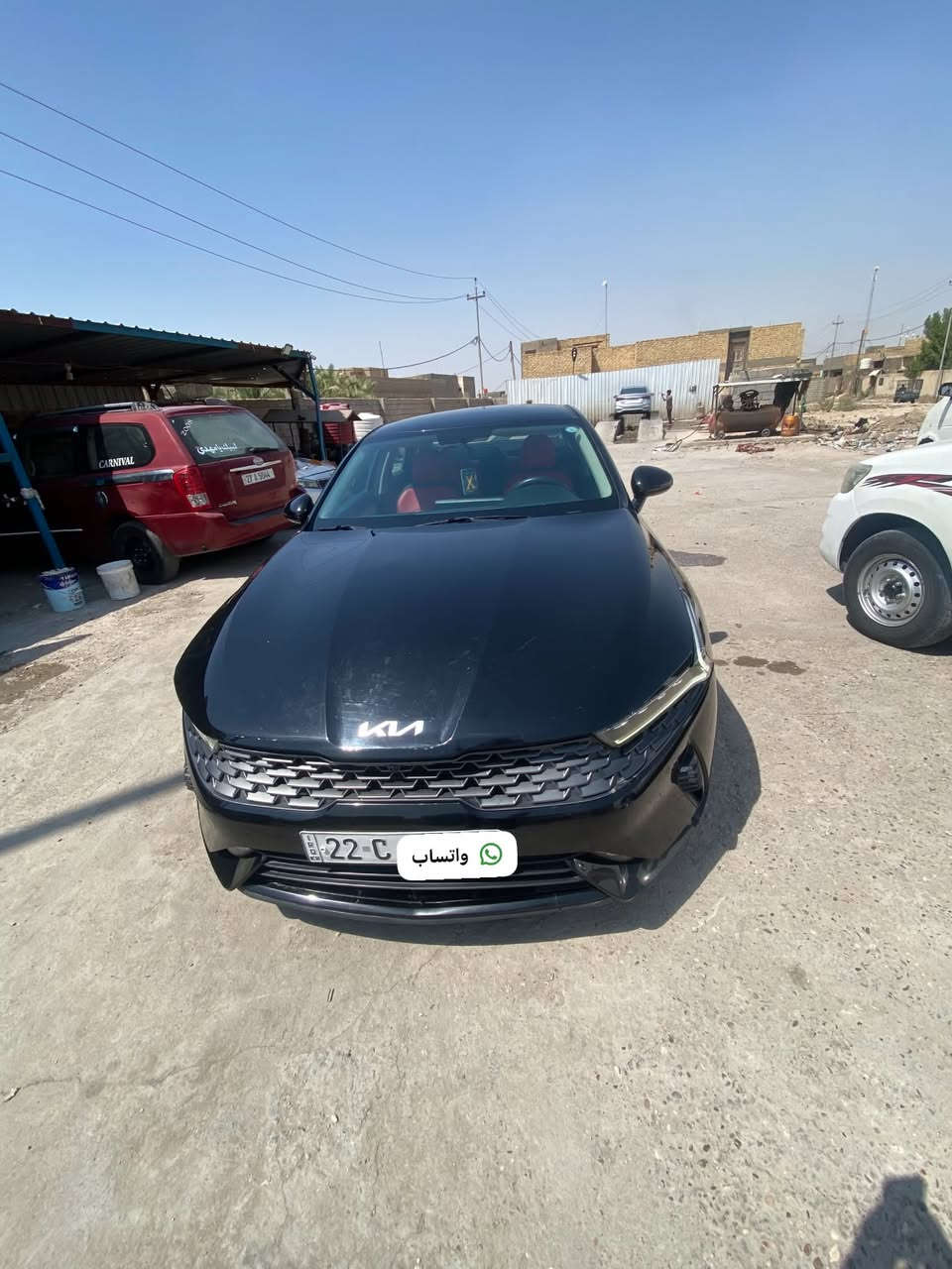 السلام عليكم من بعد اذن الادمن اوبتيما 2023 K5 خليجي مكفول فول مواصفات ماعدا الفتحة للبيع 

 🫆بصمة 

🖥️ شاشه

📷كاميرات 360 

📡رادار 

حساسات
 
اريل افكيشن

ويل نجمة *️⃣ 

لايت لد امامي خلفي 

كشنات جلد تفصال 

سبير مانازل على وضع الشركة 

تخم تاير جديد 🆕  🛞 

مكينه 2000 دوش تنفس طبيعي

رقم شمالي اربيل جاهزه للمداور ثاني يوم 

مناخين تبريد منفصل +قطعتين تبريد 

شاشة تبريد لمس 

دواخل لونين بيجي وأسود 

مكان السياره #السماوه

ماشيه 62000 حقيقي
‎#السعر 183 وبيها مجال قليل
للاستفسار الاتصال *********** 
***********
