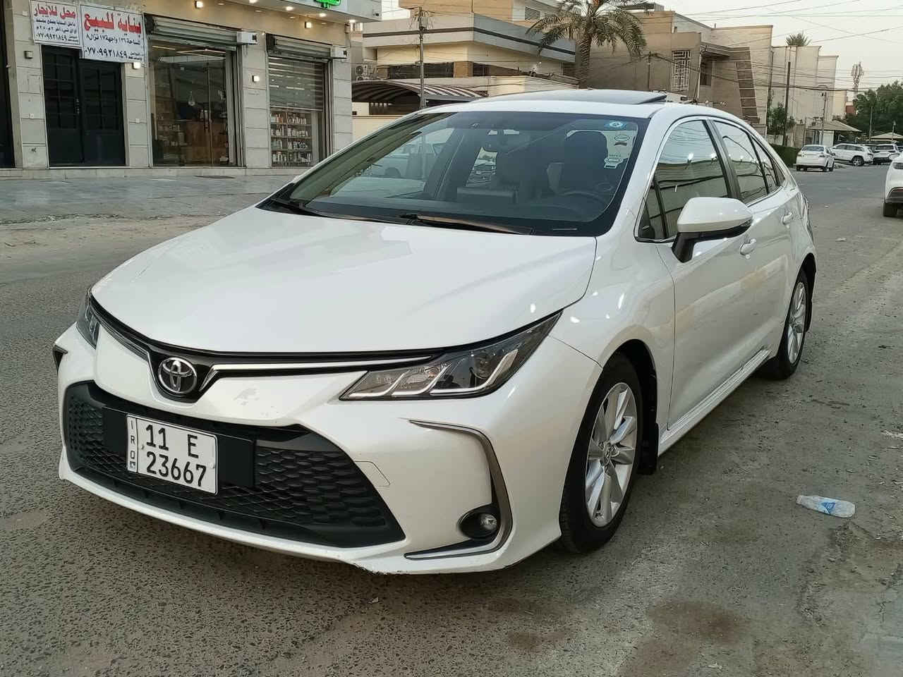 .السلام عليكم 
كورلا ساز موديل 23
ماشيه سياره 80
مكفول من الضرب لا تبديل 
 سونار موجود بل منشور 
فول مواصفات سياره 
سعار سياره 165بي مجال شي بسيط 
رقم بغداد نكليزي تحويل ثاني 
العنوان بغداد بلديات نتصل وتدلل
***********
