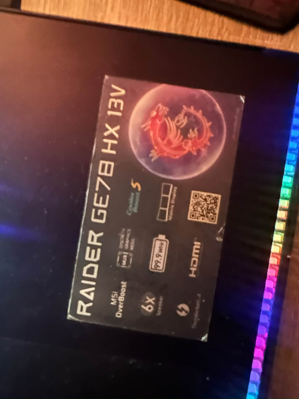 MSI RAIDER GE78 HX 13V للبيع
المواصفات 
Cpu: cor i7 13700HX
RAM: 16 DDR5 4800 MHZ
GPU:RTX 4060 8GB (140W)
M.2: 1TB
Display :2K QLED 17.3 inch

استخدام 12 يوم فقط نسبة النظافه 100‎%‎ مكفوله من كل شي سبب البيع عدم التفرغ ( كارتونتها ضايعه )
السعر النهائي 2100000 ( مليونين و100)
وتساب : ***********
