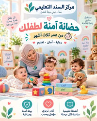 حضانة • عمر ٣ أشهر • شارع الاربعين