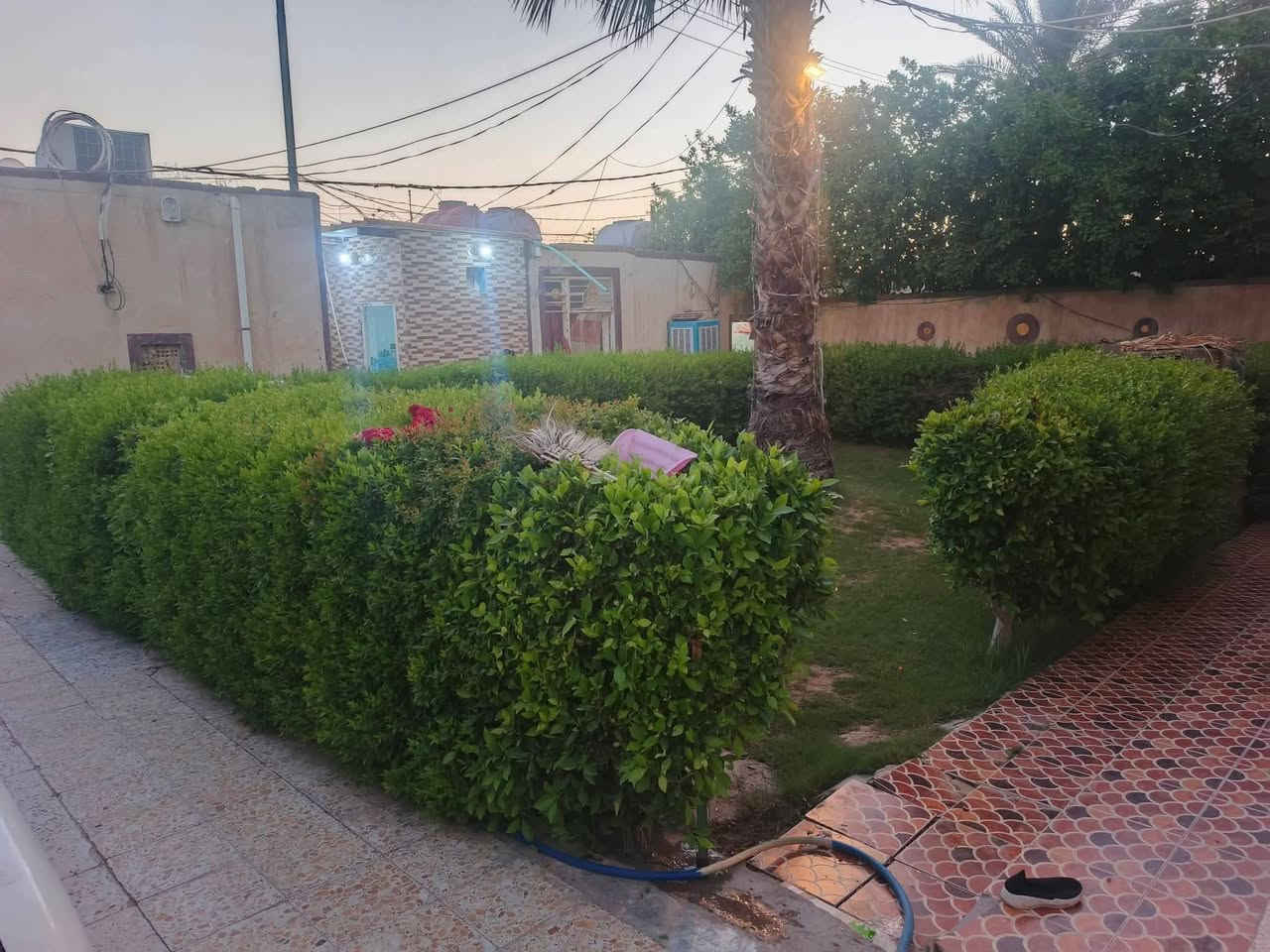 السلام عليكم
نصف دونم لبيع يحتوي على بيتين البيت الاول مساحته 250 متر يحتوي على ثلاث محلات تجاريه وحدائق وكراج للسيارات وطارمه واسعه يحتوي البيت عله الطابق الاول ثنين غرف وصاله ومضيف ومطبخ والطابق الثاني مشتمل كامل .....
...البيت الثاني مساحته 75 متر يحتوي البيت عله غرفه نوم واحده وصاله ومطبخ وحمامات وطارمه صغيره 
وره البيت كاع صالحه للزراعه 
موقع البيت طريق بغداد قرب مجمع الرحمان السياحي ...سعره 350 وبي مجال رقم الهاتف للاستفسار ***********
