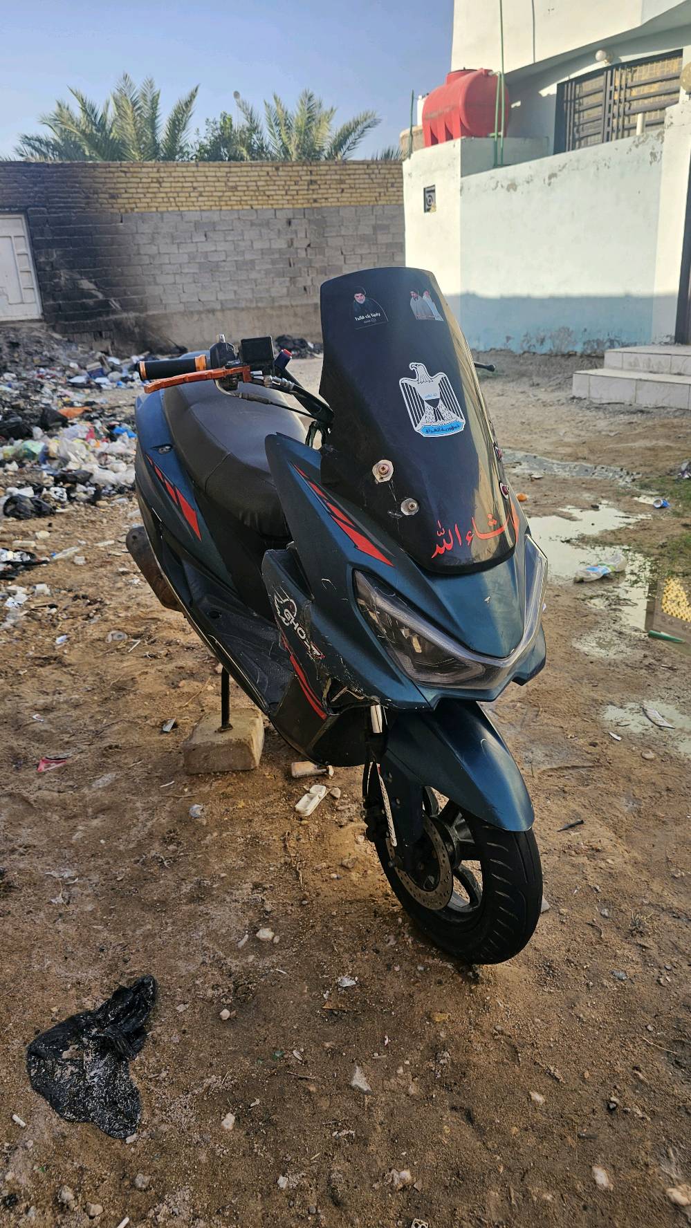 السلام عليكم دراجه للبيع الدراجه جاهزه من كلشي مابيه اي نقص نكره سلف الدراجه كهربائيات كله شغاله مابيه اي نقص شوفت عينك سعره 275 وبيه مجال ***********