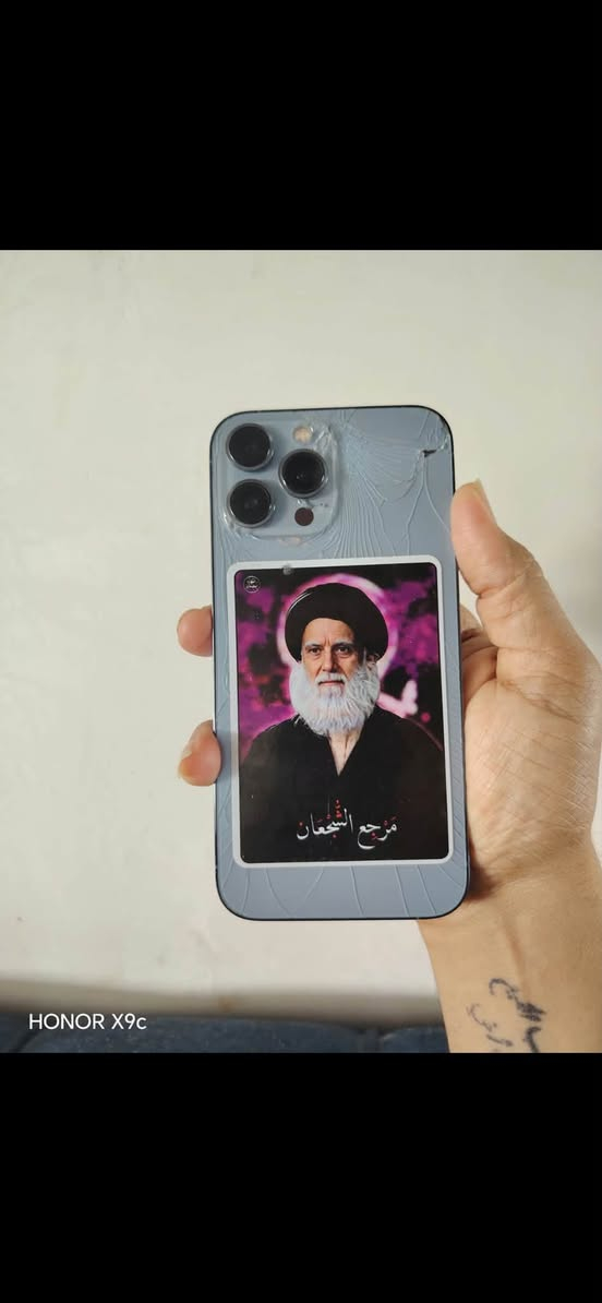 ١٣ برو ماكس
شرق اوسط اصلي 
دبل دبل دبل 
بطاريه ٧٢ انطي ظمآن بلشحن ست ساعات وفوك
ذاكره ٢٥٦ 
لجهاز مكفول من لفتح مع لملحقات

*********** واتس 
*********** اتصال

واسط /نعمانيه

نص مكتوب في الصور:
- 1:00
- حول
- الاسم
- iPhone
- إصدار iOS
- 16.6.1
- اسم الطراز
- iPhone 13 Pro Max
- رقم الطراز
- MLHC3CH/A
- الرقم التسلسلي
- CP4PD7CMJL
- انتهت صلاحية التغطية
- سجل تاريخ القطع والخدمة
- الأغاني
- الفيديوهات
- 129
- الصور
- 1,500
- التطبيقات
- السعة
- 256 غ.ب
- متوفرة
- 238.90 غ.ب
- HONOR X9c