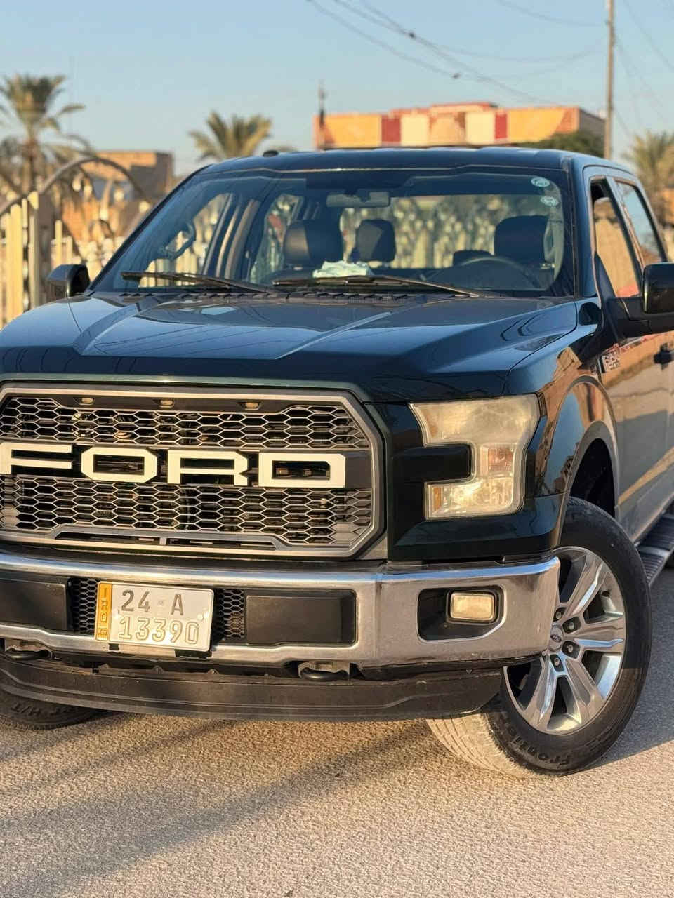 السلام عليكم
للبيع او المراوس

فورد f150

موديل 2015

 بجم رابتر 

لون زيتوني  

سياره بسمي سنويته جديده نهاية 2030 يله تنتهي

سياره جهازه هزه وسنويه جديد عليها أدامه كامله حداديه وتايرات وصدر وباتري 

حادث مرافق وسونار موجود بجم كبس بدون ايرباكات بدون لغود بدون شواصي  

{ باب طويل بدي قصير المرغوب } حادثه طخه خلفيه مصبوغ البدي توحيد لون فقط بدون دواخل بدون شواصي وهنا صاير هيج جو بلباب جهة صدر هم بدون ايرباكات ولا دوخل ولا شي سونار موجود بلمنشور

مكينه 8سلندر (5000) 

فئة xlt موصفاته معروفه سبورت السياره 

 فورويل دفع رباعي شاشه كبيره ثلاث انضمه قياده  للايتات زنون لد نهاري تحكم بلمري

العنوان بابل قضاء الهاشميه

السعر 175وبيها مجال

مكينه جديده شادهاب25ورقه

للاتصال ***********

نص مكتوب في الصور:
- 10342393 - 07/01/2018 IMPACT AUTO AUCTIONS, INC.
- 10342393 - 07/01/2018 IMPACT AUTO AUCTIONS, INC. ©