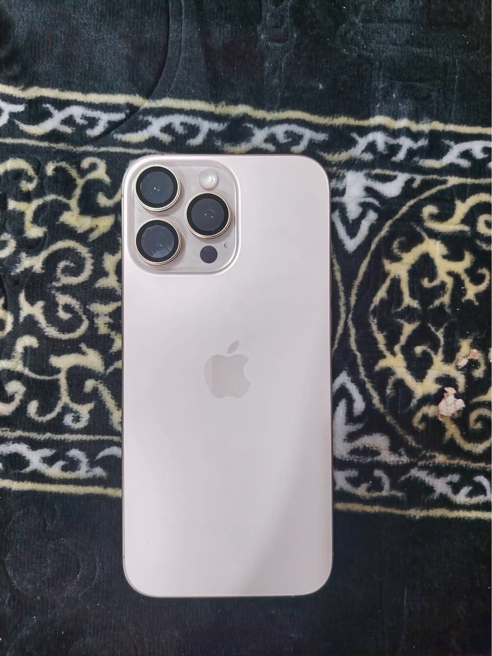 للبيع: آيفون 16 برو ماكس (iPhone 16 Pro Max)
 الذاكرة: 256 جيجابايت  
 نسبة البطارية: 90%  
 الحالة: نظيف جداً وبحالة ممتازة    
 الموقع: واسط / الكوت
*********** دهل اوران, واسط
