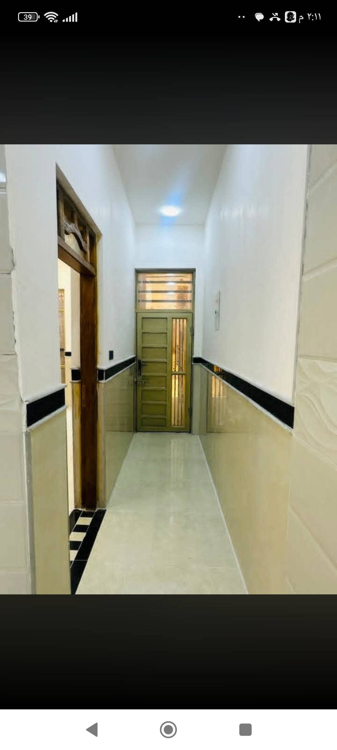 دار للبيع المساحه 100 متر بناء درجه اولى وحديث حي الشيشان الثانيه ظهر شارع 30 رقم الهاتف ***********
