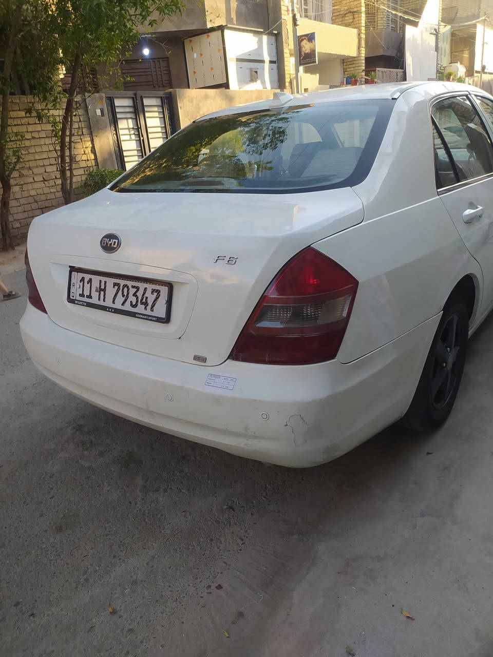 Byd f6 2012
سياره نظيفة كير مكينة حداديه خير من الله بسمنه بيها صبغ جاملغ جهة السائق ونص الباب بدون دواخل مكاني بغداد الغزالية السعر 55 وبيها مجال قليل 
النواقص 
1مشط ستيرن 
وكومبريسر امانة الله اليوم طلع بي صوت  تبريدها شغال وثلج 
للستفسار 
***********
