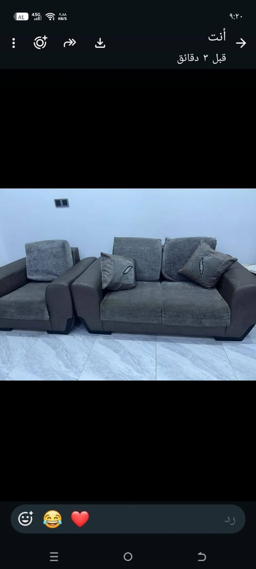 السلام عليكم اخوان تخم تركي 10 مقاعد اصلي حجم ثقيل مكاني بغداد الدوره سعر 450 
رقم الهاتف ***********

نص مكتوب في الصور:
- أنت
- قبل ٣ دقائق
- رد