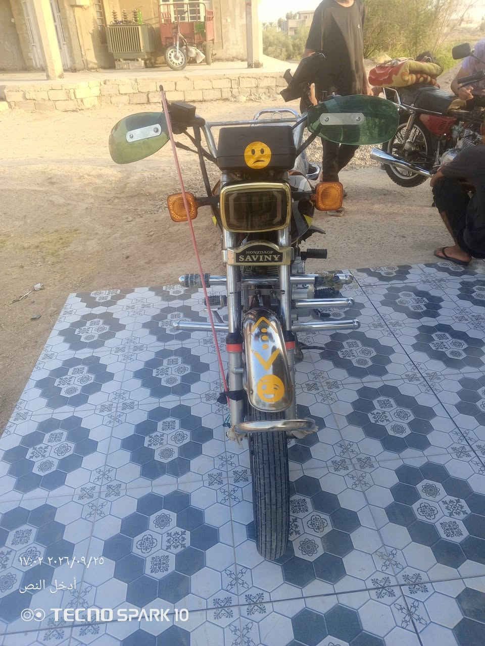 سلام عليك دراجه سيفان للبيع دراجه وين ما تيد تفحص فحص كهربائيات شقاله شلعه ومعدل السعر 650وبيهه مجال شويه للشراي محرك 150 رقم ***********

نص مكتوب في الصور:
- ١٧:٠٢ ٢٠٢٦/٠٩/٢٥
- أدخل النص
- TECNO SPARK 10
- ١٧:٢٢ ٢٠٢٦/٠٩/٢٥
- ١٧:٠١ ٢٠٢٦/٠٩/٢٥