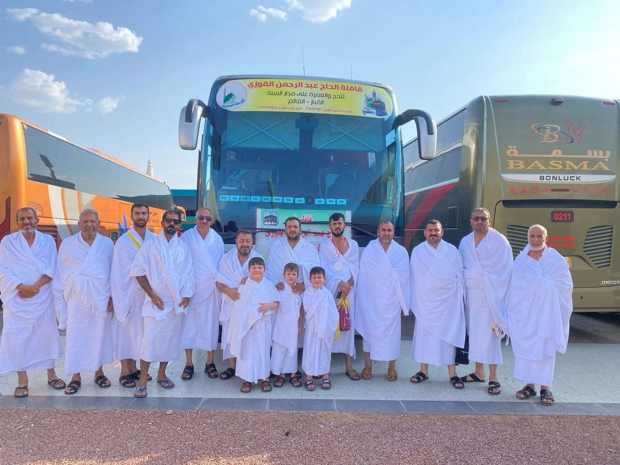 بفضل الله تعالى قافلة  الحاج
عبدالرحمن القوزي المتعهد خليل القوزي للمرشد  الحاج حسان ابومحمد متوجه إلى 
مكه المكرمه لأداء مناسك العمرة 
نسأل الله أن يتقبل من الجميع
 لبيك اللهم لبيك لبيك لا شريك لك لبيك ان الحمد والنعمة لك والملك لا شريك لك .... على بركة الله تم عقد النيه من ابيار علي لاداء العمره اللهم يسرها لنا وتقبلها منا
مستمرون باستلام جوازات العمرة
لرحله يوم 9/10 مع المرشد الحاج حسان ابومحمد 
الحاج عكاب القوزي 
‏‪***********‬‏
الحاج عبدالرحمن القوزي 
***********
صدام الشاطى
‏‪+964 781 062 4902‬‏
وكلينا في راوه
الحاج غفار ابو اشرف 
‏‪***********‬‏
وكلينا في عنه
الحاج فاروق العاني 
‏‪***********‬‏
البغدادي/عمر عباس
‏‪***********‬‏
اربيل/الحاج احمد الراوي 
‏‪***********‬‏
متابعين @
