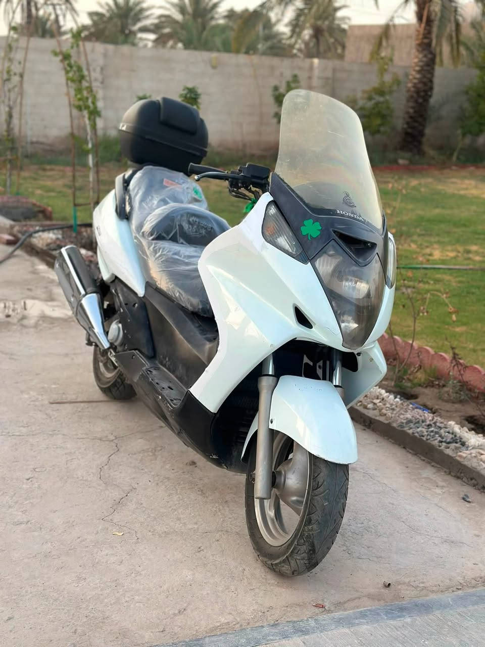سلام عليكم سلفر ونج 600 كفاله عامه 
فقط بيه ملاحضه بل كلاجات صوت كلجات حيل تعبانات 
اكفلك إذا مو صوت كلجات ترجع دراجه 
ما مصبوغه  تاير الخلفي البارحه شاده جديد 
مكاني بياع تقاطع درويش 
سعر 1750 
***********
