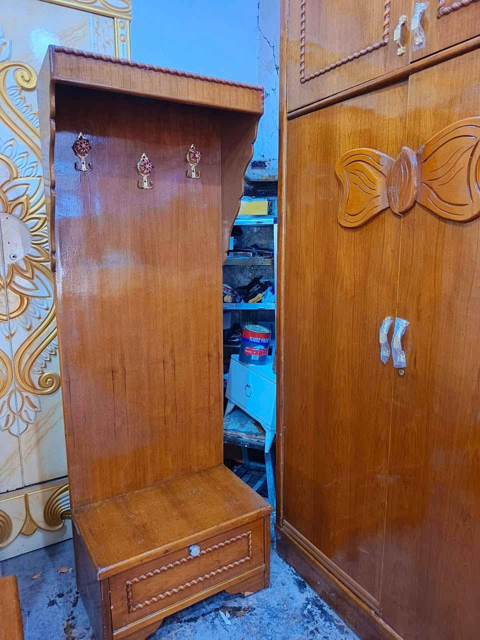 💗غرفه صاج  عراقي مستخدم 
6 باب
 نظافة 80/ 💯
 السعر   650💸💎
شد ونقل🪛 داخل بغداد 🚛 مجاني

نص مكتوب في الصور:
- اثاث ان
- ***********٢ / ***********