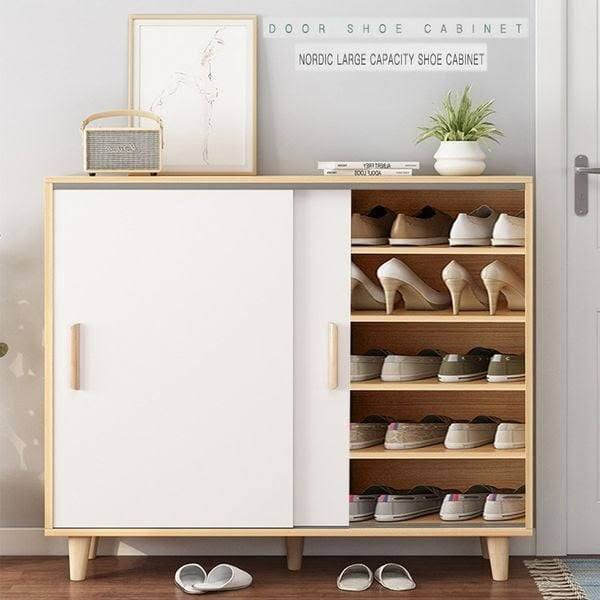 جزامة سلايد
أخر قطعتين للتواصل ***********
او خاص

نص مكتوب في الصور:
- DOOR SHOE CABINET NORDIC LARGE CAPACITY SHOE CABINET
- 90 cm 90CM 34CM