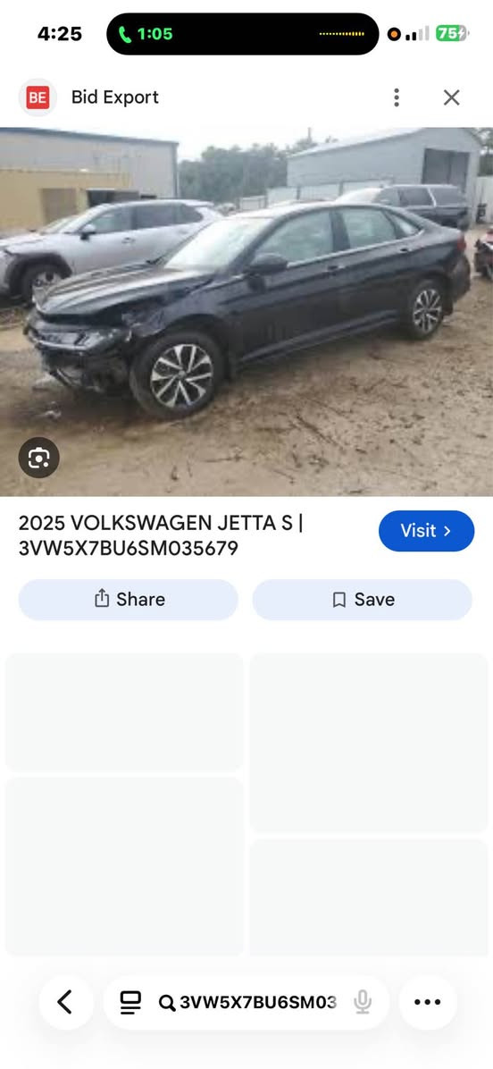 سلام علیکم 
Jetta 2025 s sport 
پێشو پشت کەپس
رادار رادێتە بەردی گزۆز بیلادی
18مایل رۆشتوە
شاشە گەورە
کوشن کارەبای
ویل کڕۆم
ناو زەرد
قوفلی ١٣٨ وەرەقەیه
شوێن هەولێر 
*********** أربيل, العراق
