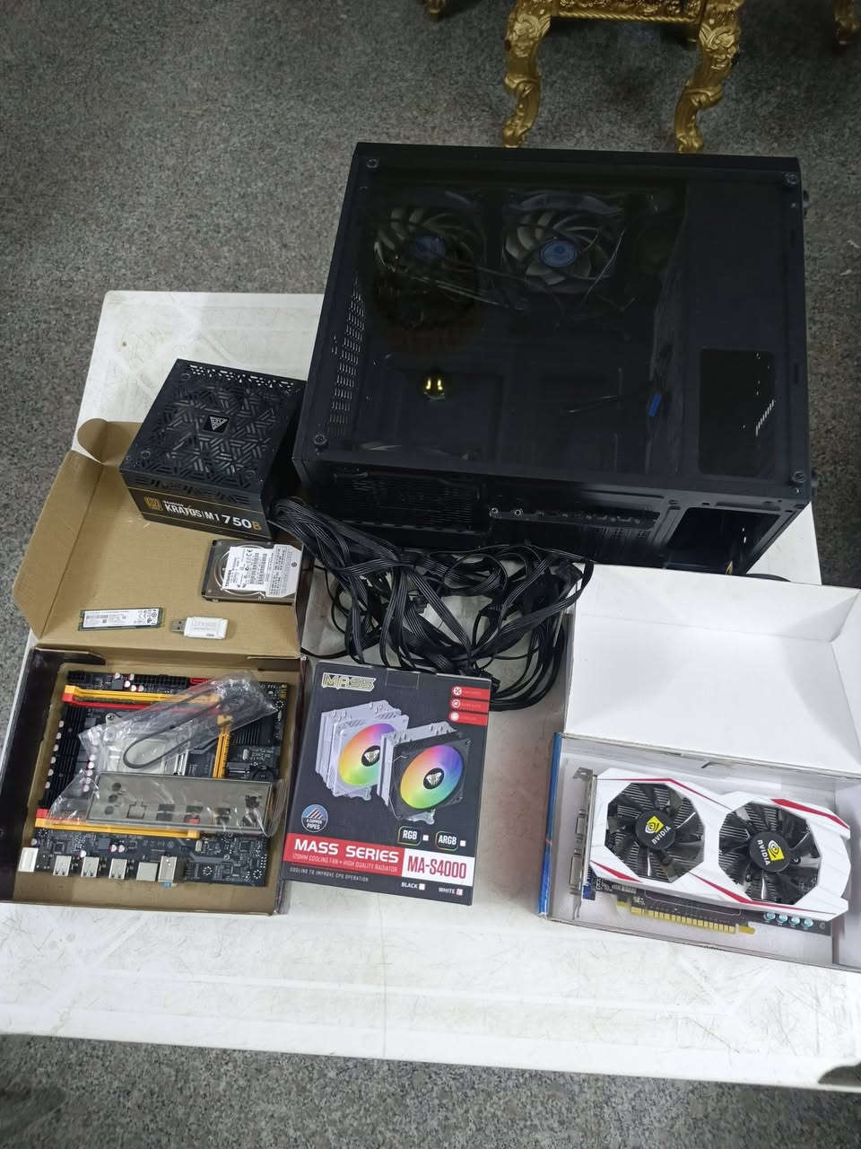 سلام عليكم تجميعه تخبل ورخيصة ذوق واخلاق
المواصفات 

CPU: Intel Xeon E5-2670 v2 @ 2.50GHz

GPU: GeForce GTX 750 Ti

RAM: 16GB DDR3

Motherboard: X79

Storage: SSD 128GB

PSU: 500W

السعر اخو البلاش 200الف قفل قفل روح دور السوك كلة اذا لكيت مثلهة اني معتب تعامل لاتراسل

مكاني بغداد الشعب توصيل ماعندي

التواصل فقط عبر الرقم ***********

لا تراسل فيس
ادمن وافق والله مو وهمي
