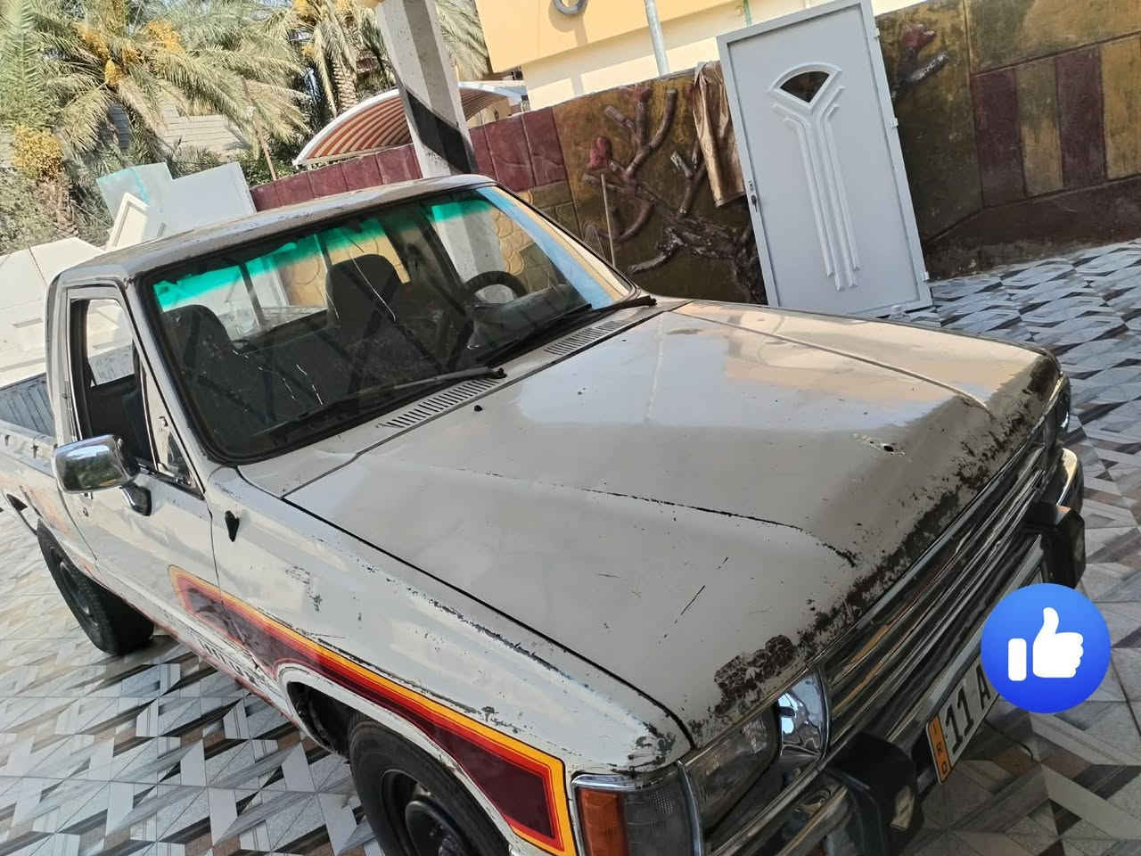 بيك اب كير محرك شاصي
شرط الفحص رقم دولي بغداد
السياره بسمي هزه جديده 
لغايه 2031
الرقم للأتصال ‏‪***********‬‏
