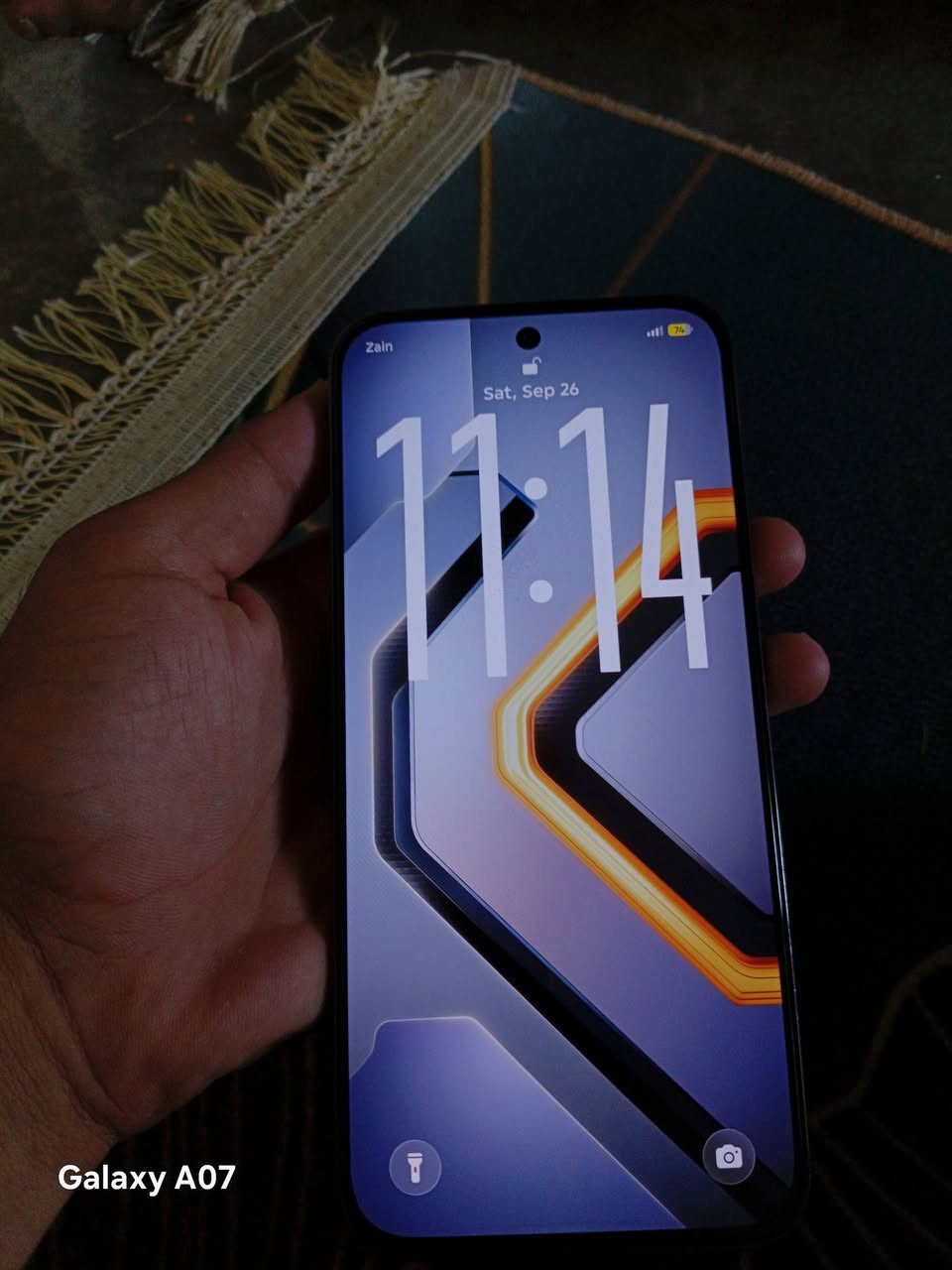 السلام عليكم جهاز للبيع GT30pro جهاز شرط ابلادي للتواصل ***********او الخاص مفتوح

نص مكتوب في الصور:
- Galaxy A07
- Galaxy A07 11:14 74 My Phone XOS FOR GT 16.2.0 Check for Updates Device Name Infinix GT 30 Pro Storage 40.62 GB / 256 GB Model Infinix X6873 CPU Dimensity 8350 Ultimate RAM 12.00 GB Rear Camera 108M+8M Front Camera 13M Battery 5500mAh Screen 1224x2720