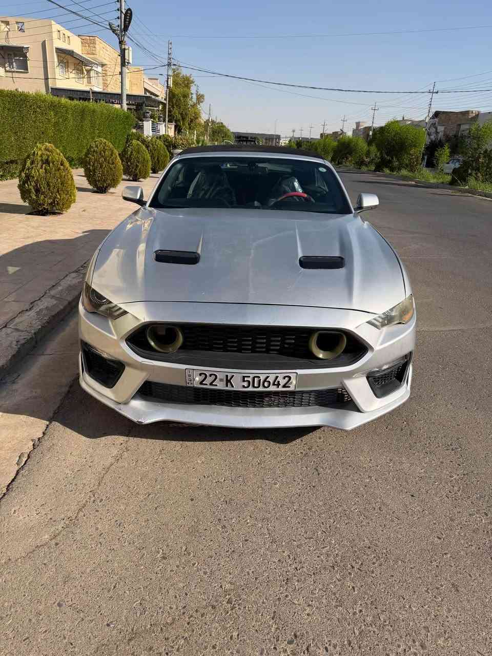 FORD MUSTANG GT V8 2018
لون سلفر كشف ماشية 54 الف
بيها قطعتين صبغ و قطعتين تبديل 
حادث خفيف جدا بدون دواخل
مكان السيارة اربيل 
*********** أربيل, العراق
