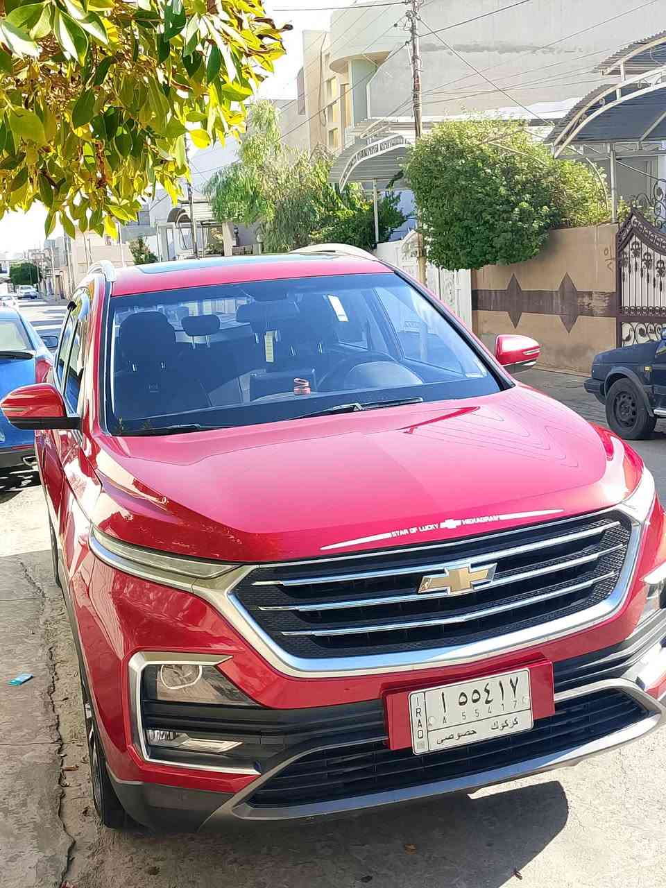 شوفرلیت کابتیفا 2022محرک 4 بستم توربو 1.5
کیر cvt 
 فول مواصفات لون احمر رقم كركوك 
 كلین بدون صبغ و بدون بارد فقط بیها شبر بـاب خلفي سكن رصعات شبر فقط 
 سنویه بسمي 
7 راکب عائلية  سیارة ماناقصها برغي  
مكان سیاره كركوك روناكي 
هـــ...  *********** 
سعرها 165وبیها مجال❤
