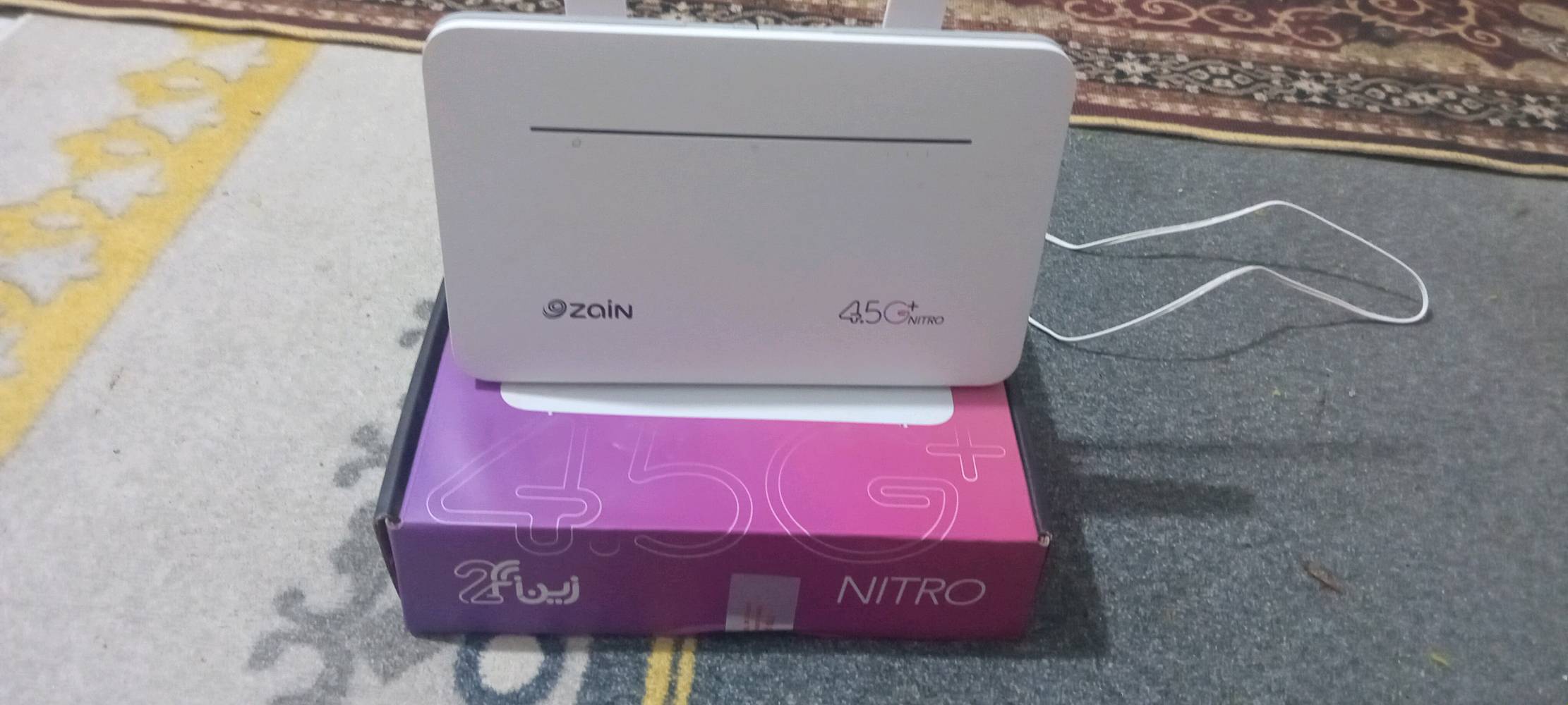 راوتر Zain-fi2 الجديد استعمال شهر واحد فقط 4.5G . البصرة - الزبير السعر 60 الف - بدون شريحة